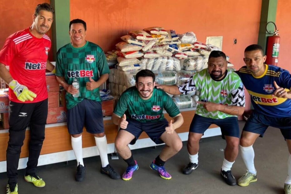Live Solidária, NetBet e VCreditos arrecadam mais de uma tonelada em alimentos em campeonato 5 netbet