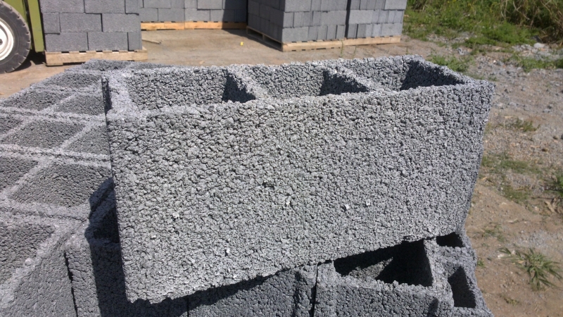 Bloco de concreto para construcao